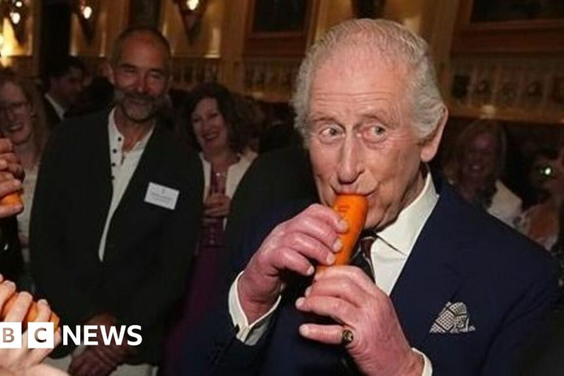 From crown to carrot- King Charles give a rendition of Twinkle, twinkle little star