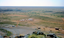 The original exploration camp at Mount Goldsworthy