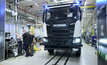 Scania trucks coming off production line. Credit: Scania