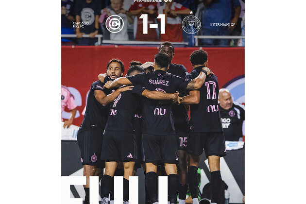 MLS: Messi, Casemiro guide Inter Miami to 1-1 draw against Chicago FC