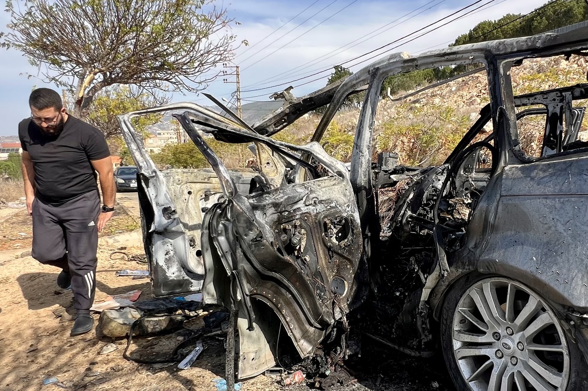 LEBANON-KFAR ROUMMANE-ISRAELI ATTACK