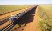 FMG's rail runs through the Pilbara