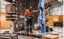 Bucket fabrication at Liebherr-Australia