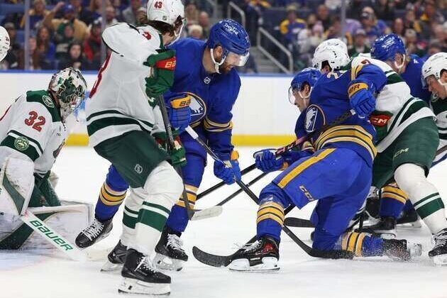 Wild end skid with 5-4 overtime victory over Sabres