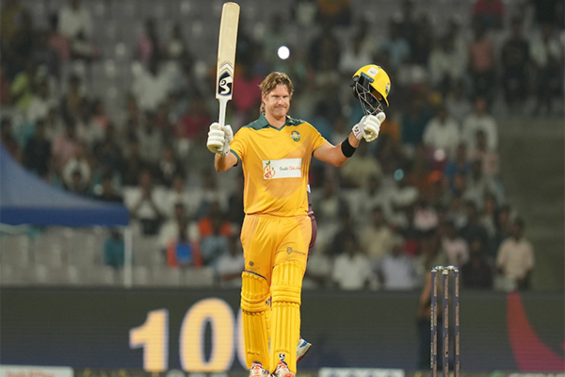 IML 2025: Simmons overpowers Watson's masterclass to power West Indies Masters to 7-wicket win