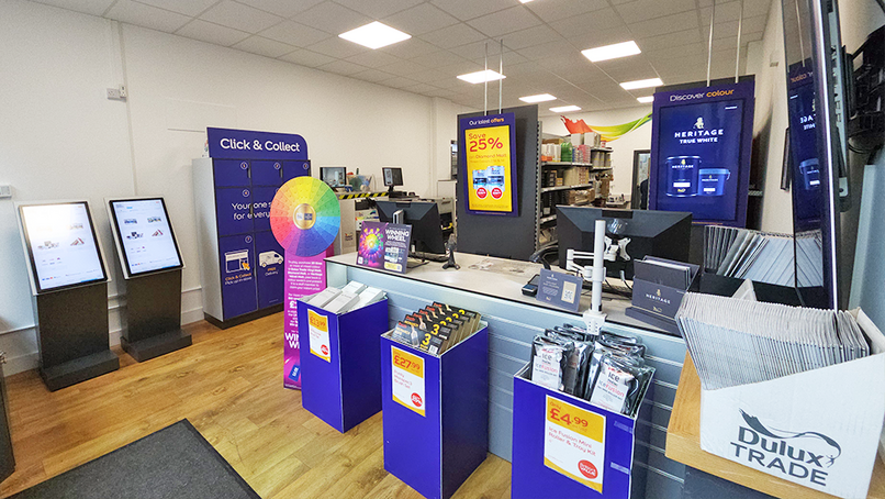 The refitted Reigate shop.