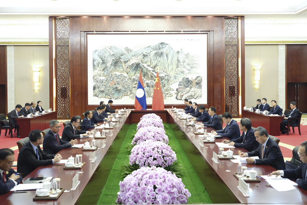 CHINA-GUANGXI-NANNING-HAN ZHENG-LAOS-VP-MEETING (CN)