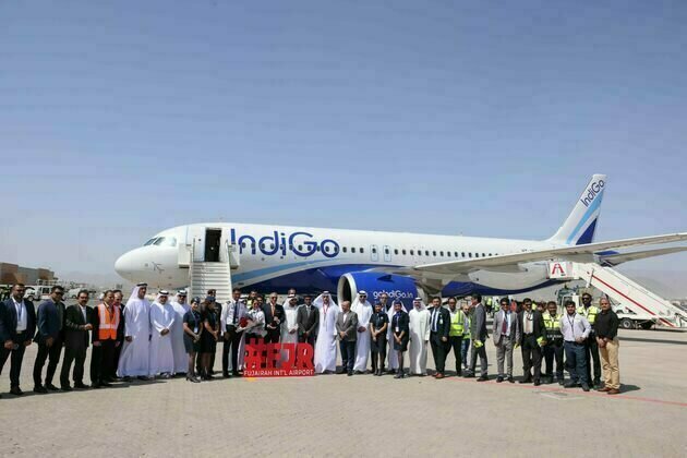 Fujairah International Airport celebrates IndiGo's inaugural flights to Mumbai, Kannur