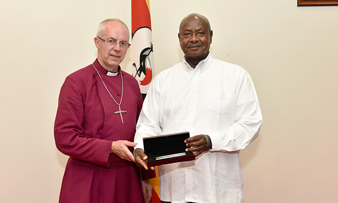 Museveni meets Archbishop of Canterbury Museveni meets Archbishop of Canterbury