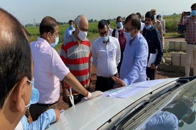 ACS Avnish Awasthi inspects proposed land for Film City in UP