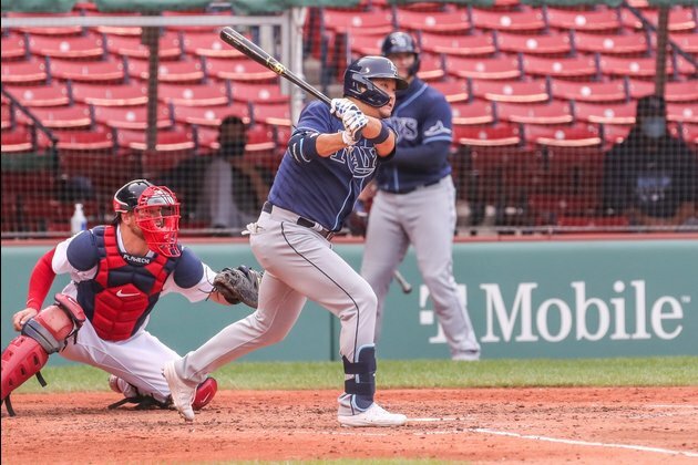 Renfroe belts 2 HRs to propel Rays in rout of Red Sox