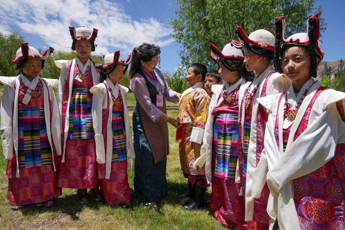 (InXizang)CHINA-XIZANG-LHASA-FOLK PERFORMING ART-INHERITOR (CN)