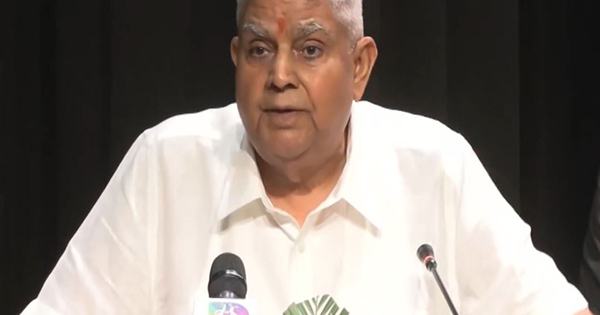 India's rise as a global power must be accompanied by its rise in cultural gravitas: Vice President Dhankhar