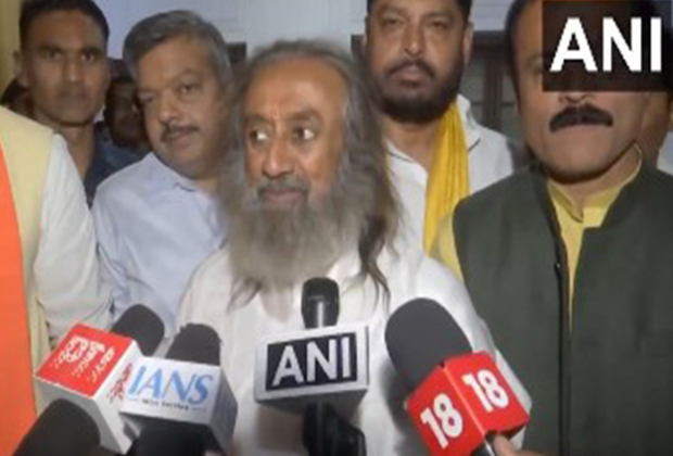 "Feels like I have returned home," Sri Sri Ravi Shankar on Bihar visit; meets DyCM Samrat Chaudhary