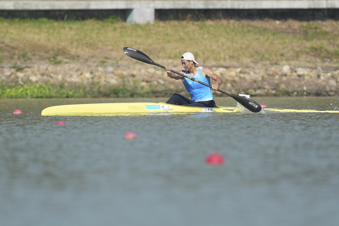 (SP)CHINA-15TH NATIONAL GAMES-CANOE SPRINT-MEN'S KAYAK SINGLE-FINAL (CN)