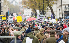 LIVE UPDATES from London demonstrations: NFU president says he has never seen the industry so angry 