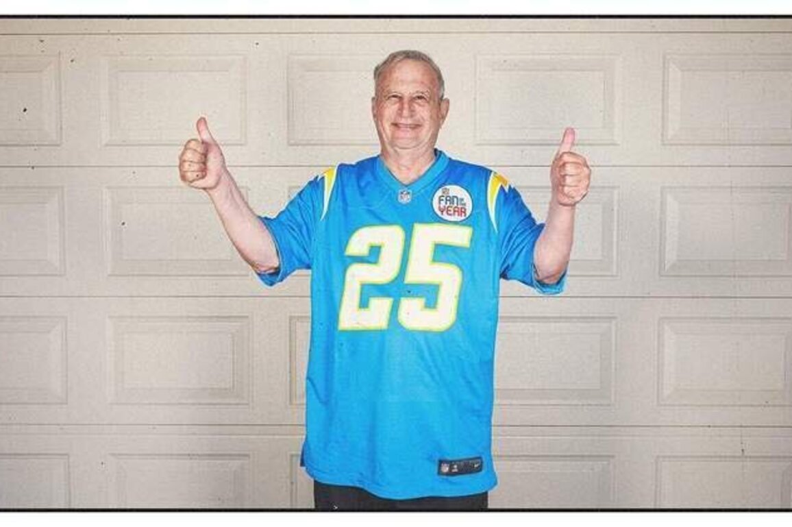 Chargers Announce Lawrence Branton as 2025 Fan of the Year