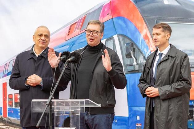 Serbia's Vucic hails China-built high-speed railway as symbol of "ironclad friendship"