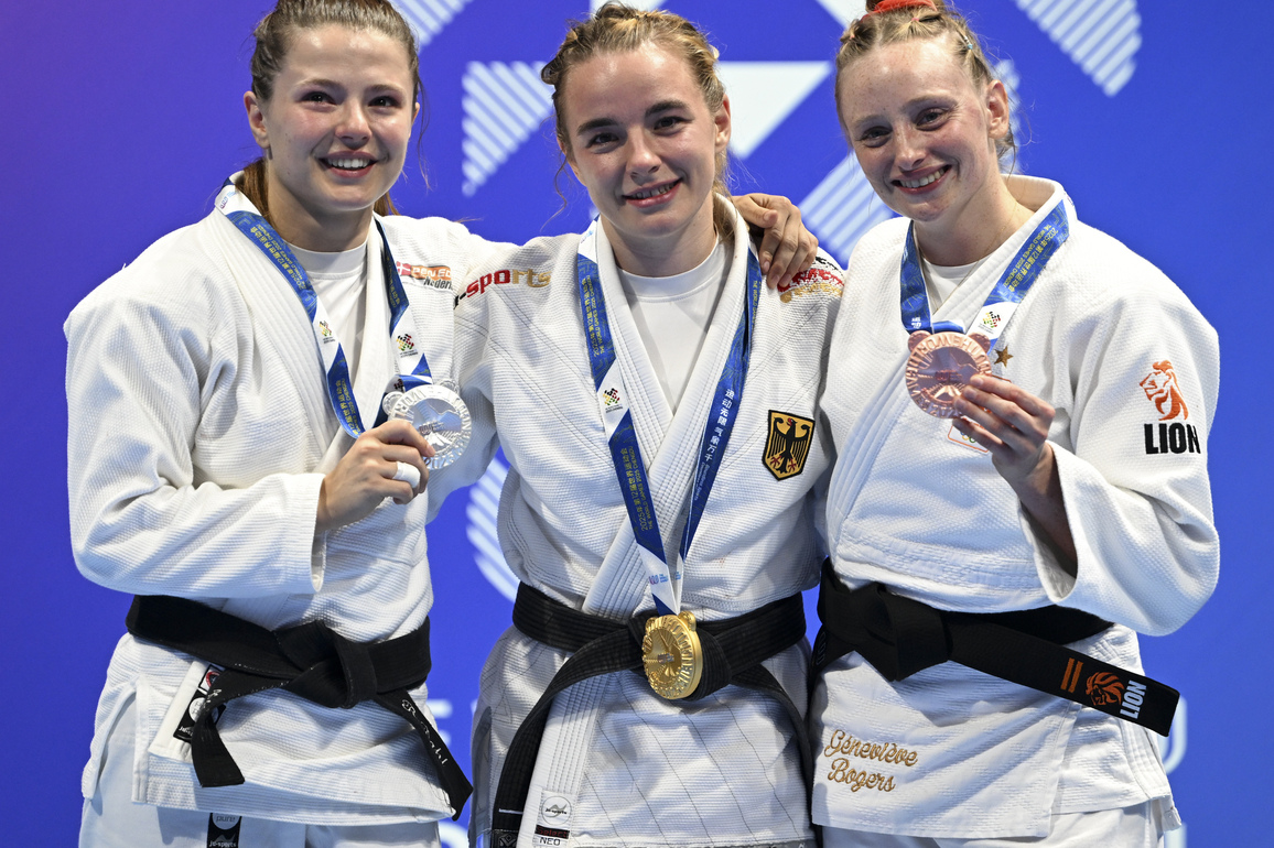 (SP)CHINA-CHENGDU-THE WORLD GAMES 2025-JU-JITSU-WOMEN'S -57KG FIGHTING-FINALS (CN)