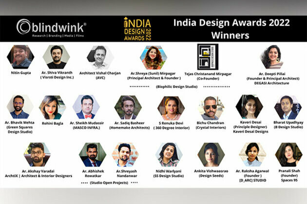 Blindwink honors the winners of India Design Awards - 2022