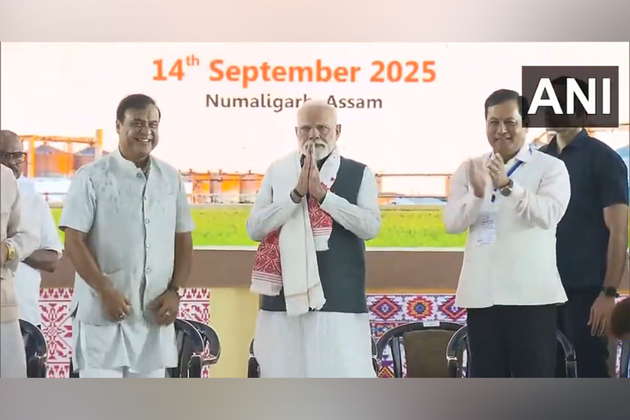 PM Modi inaugurates Assam Bioethanol Plant, lays foundation for Polypropylene Plant