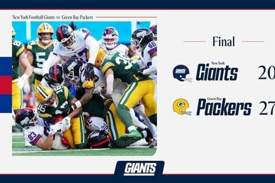 Instant Analysis: Giants fall to Packers, 27-20
