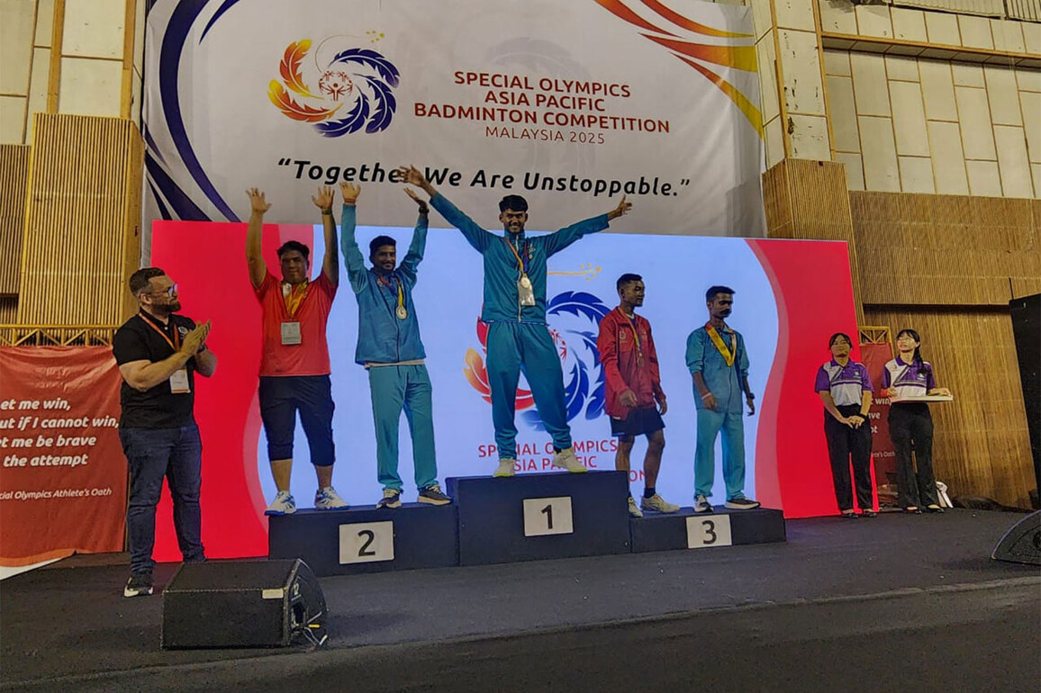 India clinches gold, 3 silver medals at Special Olympics Asia Pacific Badminton competition