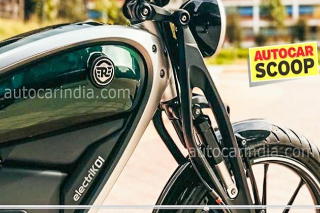 Royal Enfield Electric Motorcycle Concept Leaks - Electrik 01