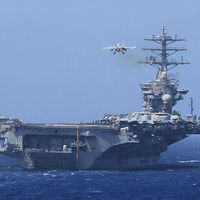 Navy probes back-to-back crashes of USS Nimitz jet and helicopter