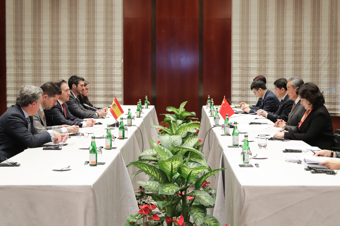 GERMANY-MUNICH-WANG YI-SPAIN-FM-MEETING