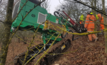  Central Alliance Electrokinetic rig in operation highlighting the remediation in existing condition approach (including trees), providing significant environmental and sustainability benefits over alternative slope stabilisation techniques