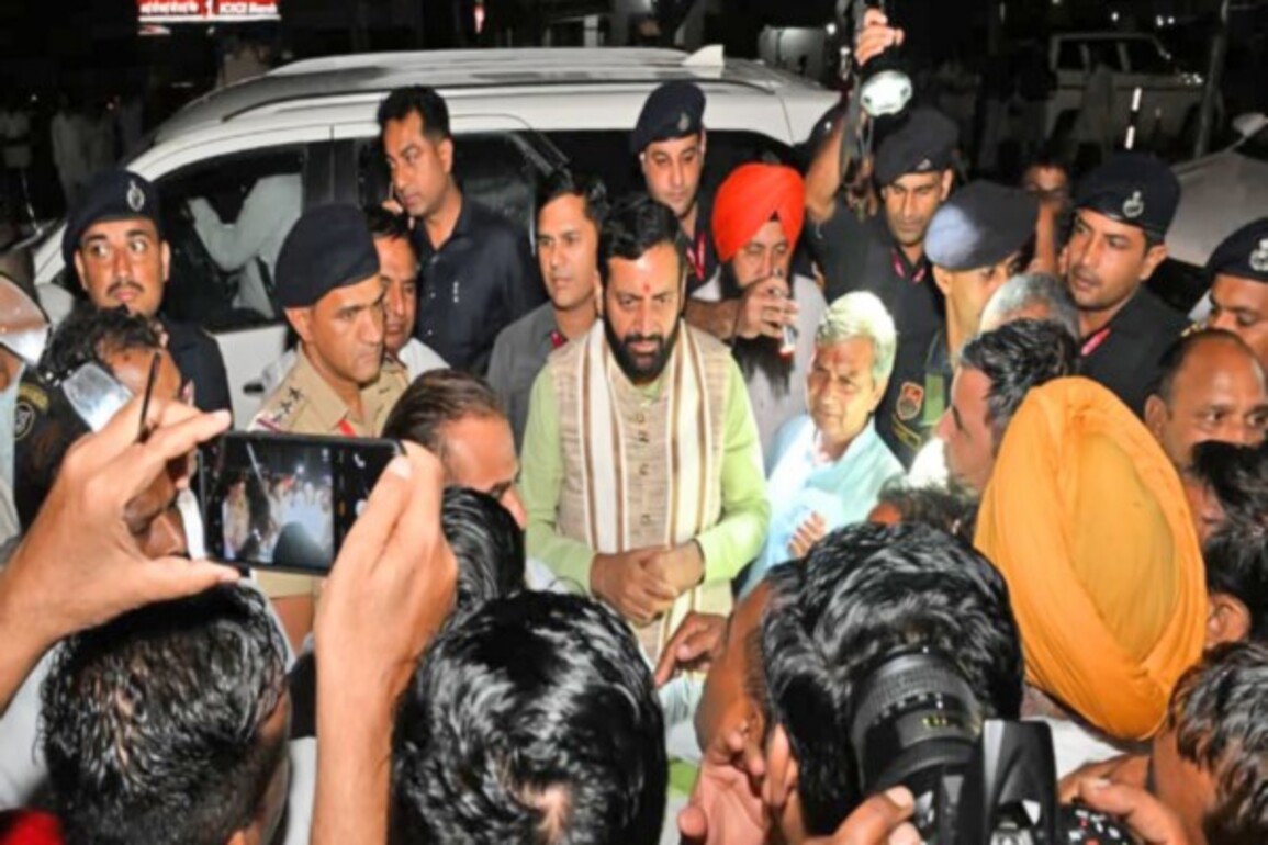 Haryana: CM Nayab Singh Saini meets flood-affected people in Kurukshetra