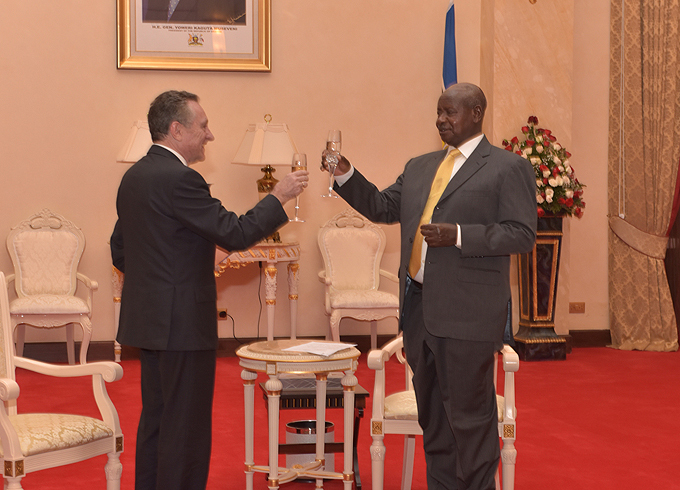 mbassador agore and resident useveni toast