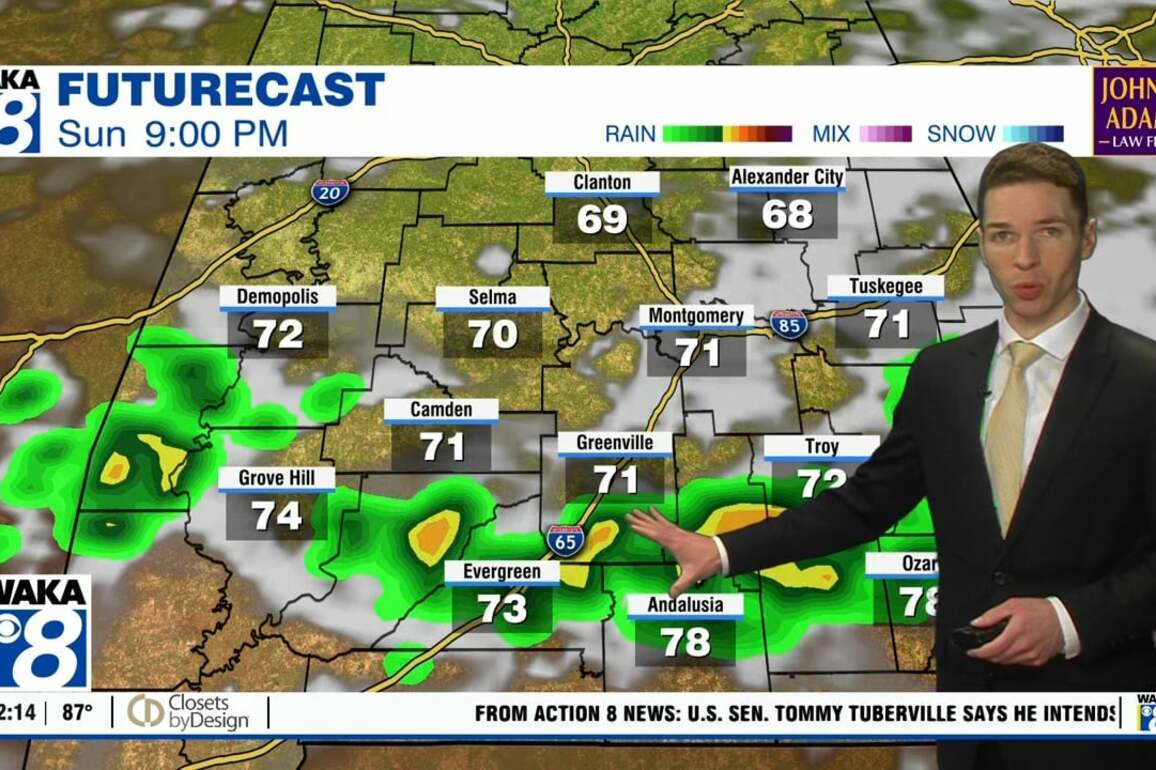 Dry Friday, showers and storms return Memorial Day weekend - WAKA 8