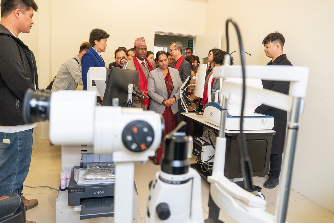 NEPAL-KATHMANDU-CHINA-BLINDNESS PREVENTION CENTER-INAUGURATION