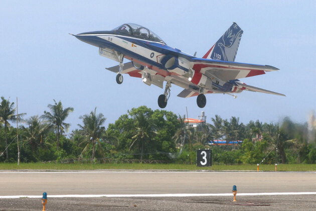 Two pilots killed in military training plane crash in Taiwan