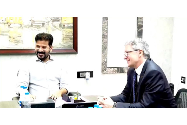 Consul General of Russia in Chennai pays courtesy visit to Telangana CM