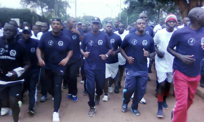 Uganda Police not for lazy bones Uganda Police not for lazy bones