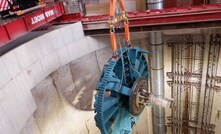  The final parts of TBM Annie are being put into so the machine can begin work on a 4.5km tunnel through south-east London