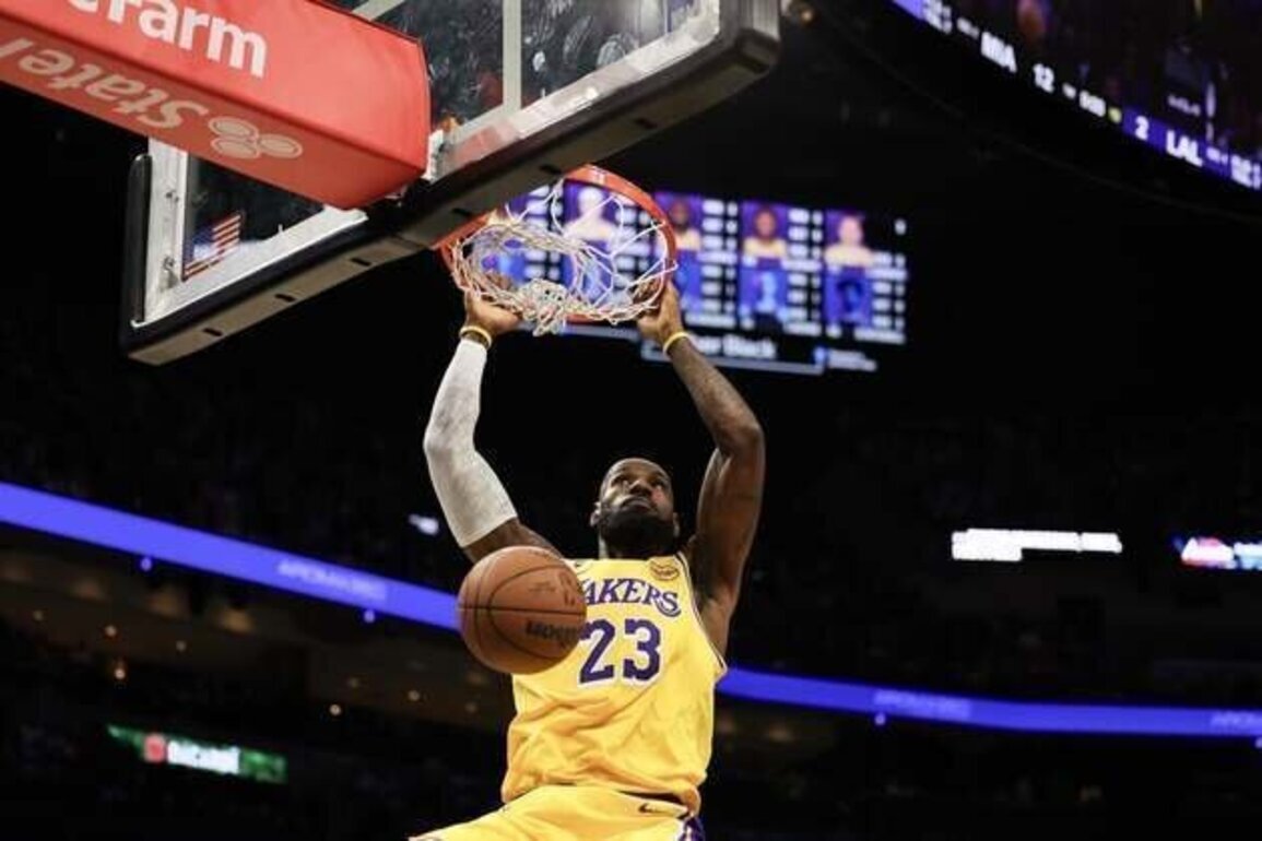 LeBron James ties Robert Parish's record for NBA games played