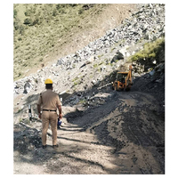 BRO works to clear land subsidence near Bhatwari on Gangotri highway