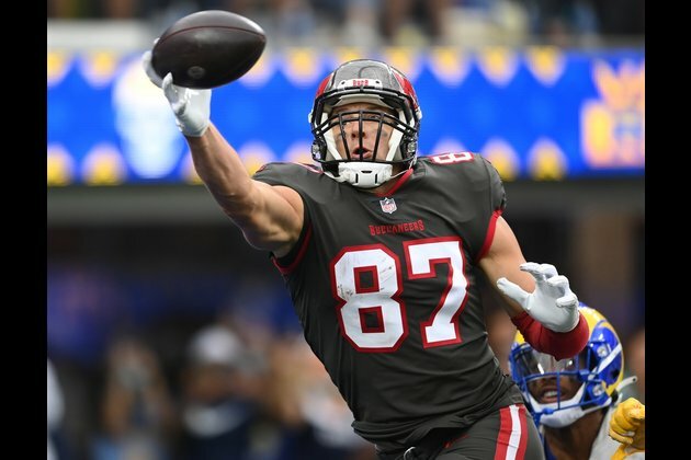 Bucs' Rob Gronkowski, two others ruled out vs. Eagles