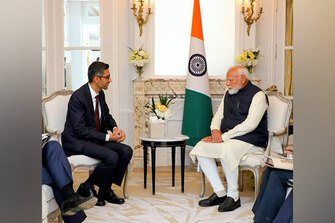 Discussed "incredible" opportunities AI will bring to India: Google CEO Sundar Pichai on meeting PM Modi