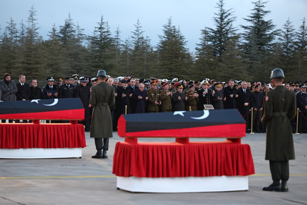TRKIYE-ANKARA-LIBYA-BODIES OF CRASH VICTIMS-FAREWELL CEREMONY
