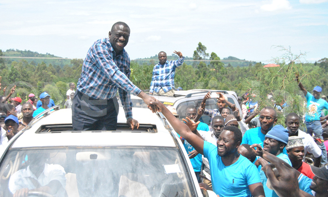 Besigye in Fort Portal for fundraising ceremony Besigye in Fort Portal for fundraising ceremony