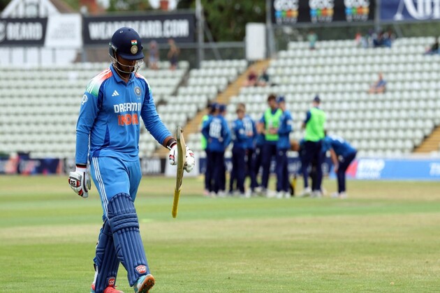 ICC U19 World Cup 2026: Abhinav Kundu and Vaibhav Suryavanshi's fifties help India post 238 against Bangladesh