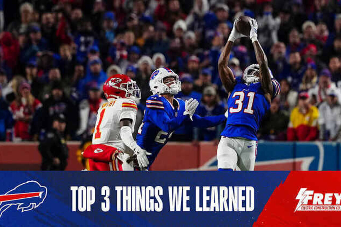 Top 3 things we learned from Bills vs. Chiefs