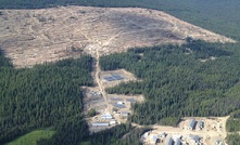 New Gold's Rainy River gold mine in Ontario, Canada, under construction