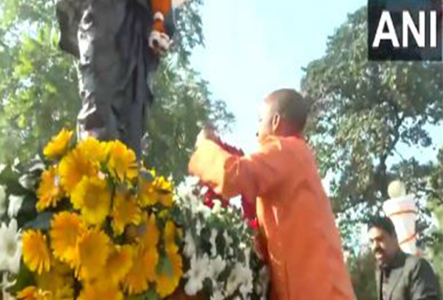 Uttar Pradesh: CM Adityanath pays tribute to Pandit Deendayal Upadhyay