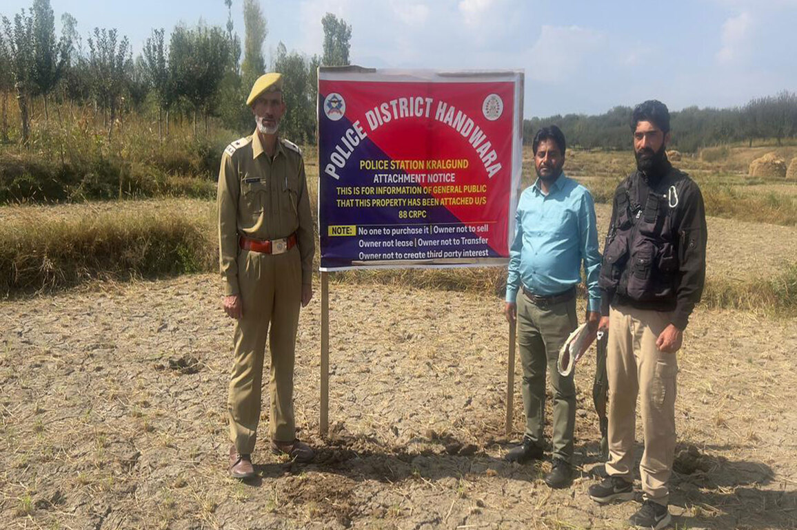 J-K: Handwara police attach property of terrorist handler in Kralgund
